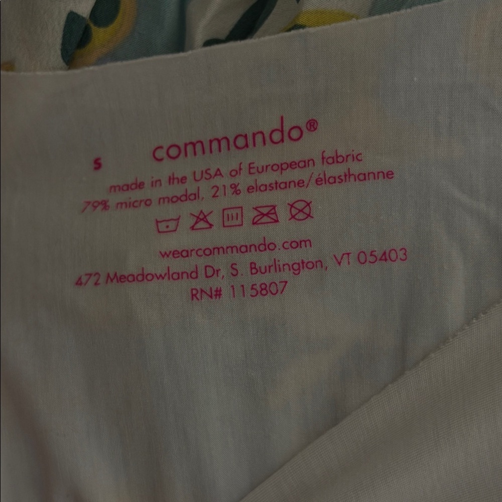 Commando Women’s white thin tank top size small - Picture 5 of 8
